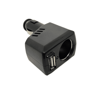 Adaptateur USB voiture PWUSB1S1U – charge vos appareils tout en conservant l’usage de la prise 12 V, compact et pratique.
