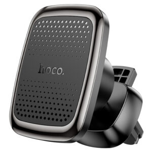 CA106 magnetic phone mount for car vents, 4.5-7" compatible, metal plates supplied, quick and secure installation.