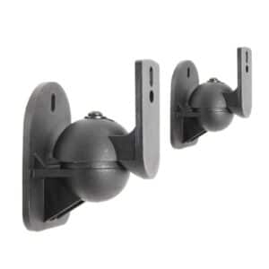 Supports universels MB-7 pour haut-parleurs muraux et plafond. Installation facile, réglage flexible et fixation sécurisée pour système audio. 