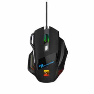 Souris gaming filaire R8 1634 RGB 3600 DPI avec 7 boutons. Précision élevée, design ergonomique et idéale pour le gaming PC.