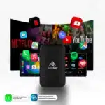 The AutoSky AI Box Lite Plus 2.0 turns wired CarPlay into wireless CarPlay, with Android Auto, Netflix, and YouTube. Dual Wi-Fi for fast and stable performance. 